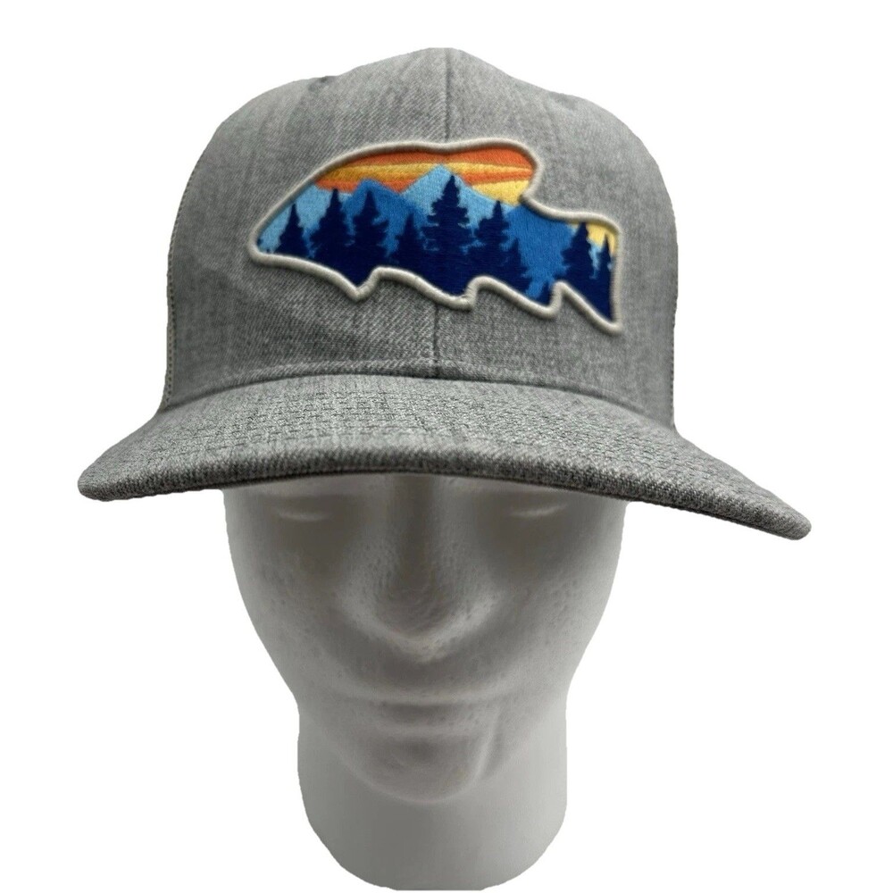 Bass Pro Shop Local Crowns Mesh Snap Back Hat Fish